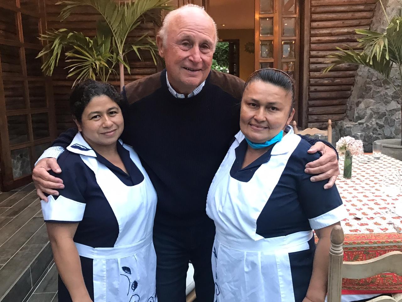 Álvaro José con Carmen y María Teresa (Tere)