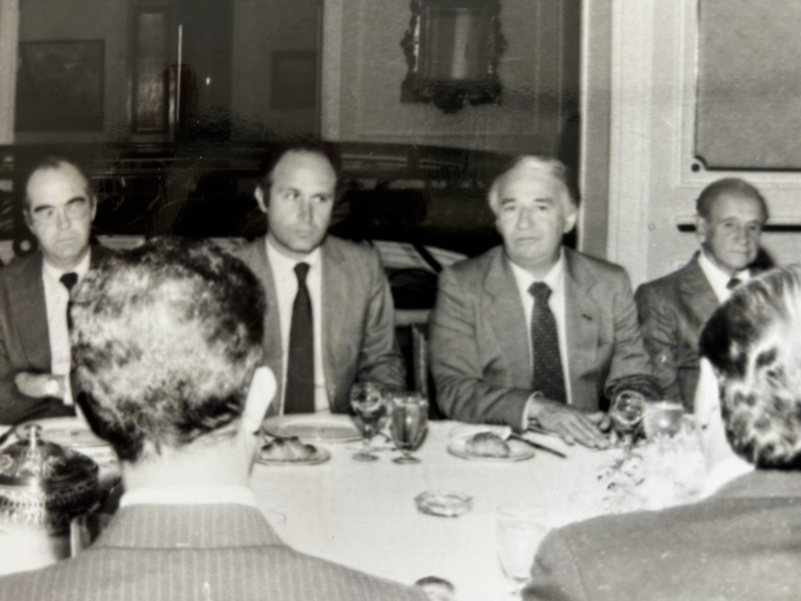 Comida con el expresidente Belisario Betancur