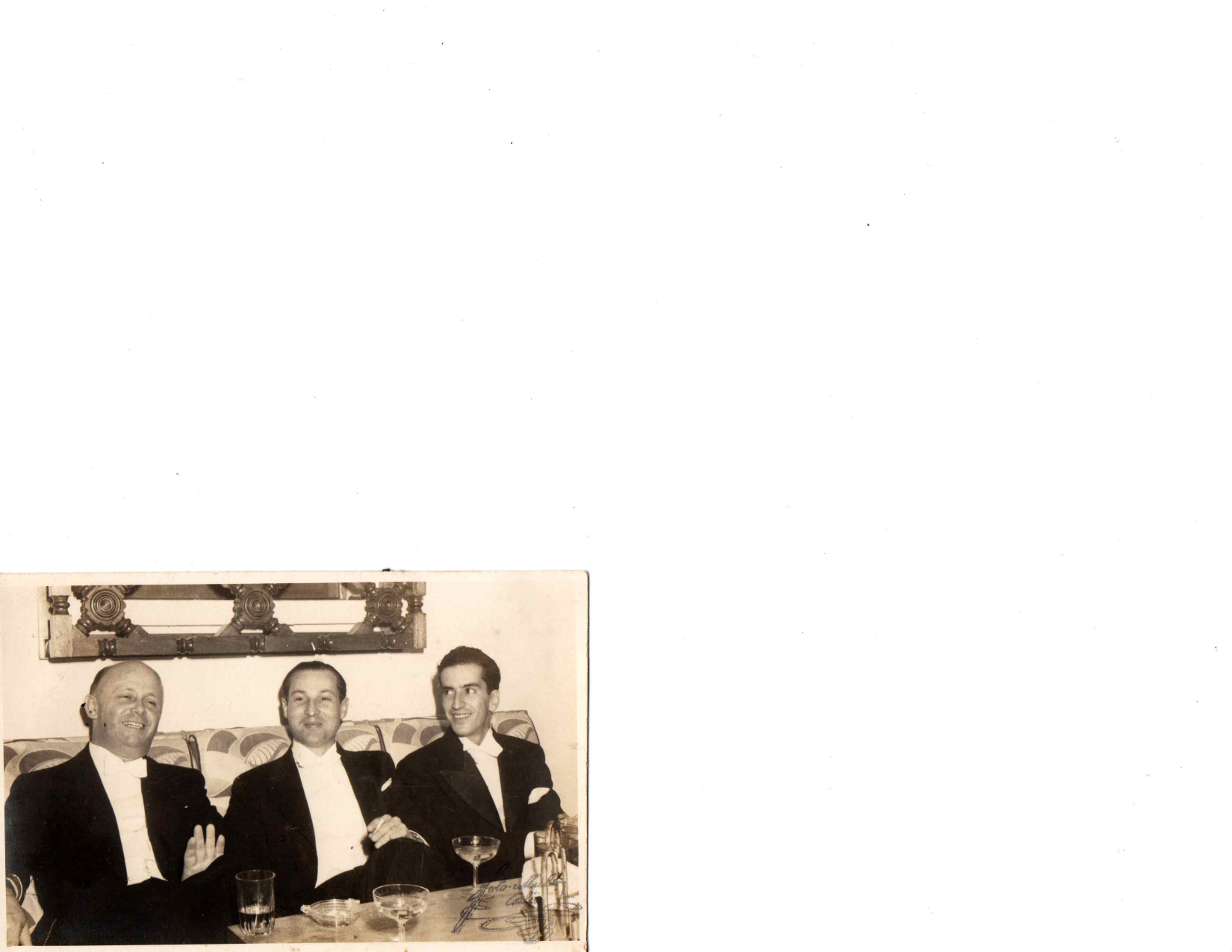 Álvaro Lloreda C. con Antonio Obeso y Abraham Domínguez